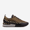 The Aurelia Gold Woven Leather Women Sneaker