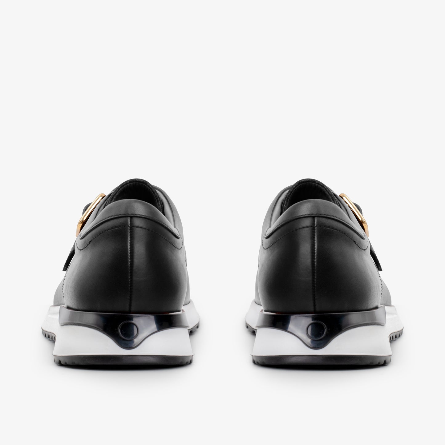 The Torino Black Leather Men Sneaker
