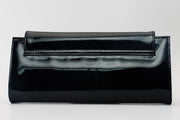 EGE BLACK PATENT  LEATHER  CLUTCH