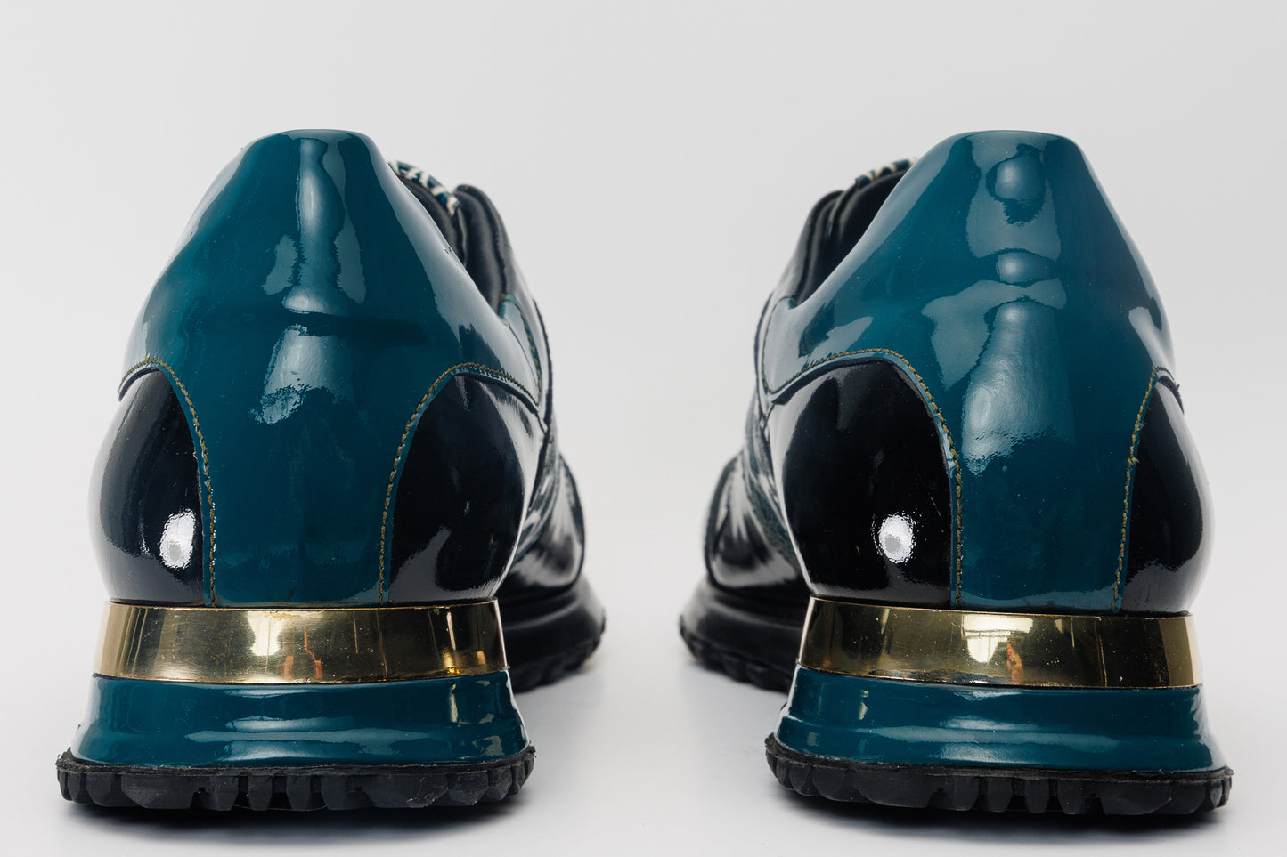 Zapatillas de deporte de cuero verde Milano Snk para hombre