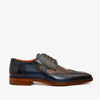 حذاء Neiva Navy/Brown Wingtip Semi Brogue Derby للرجال