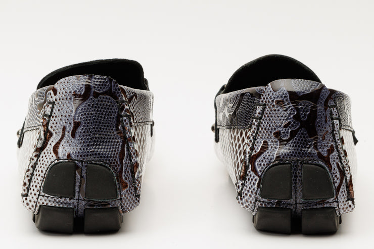 Bologna Black & White Bit Drive Loafer