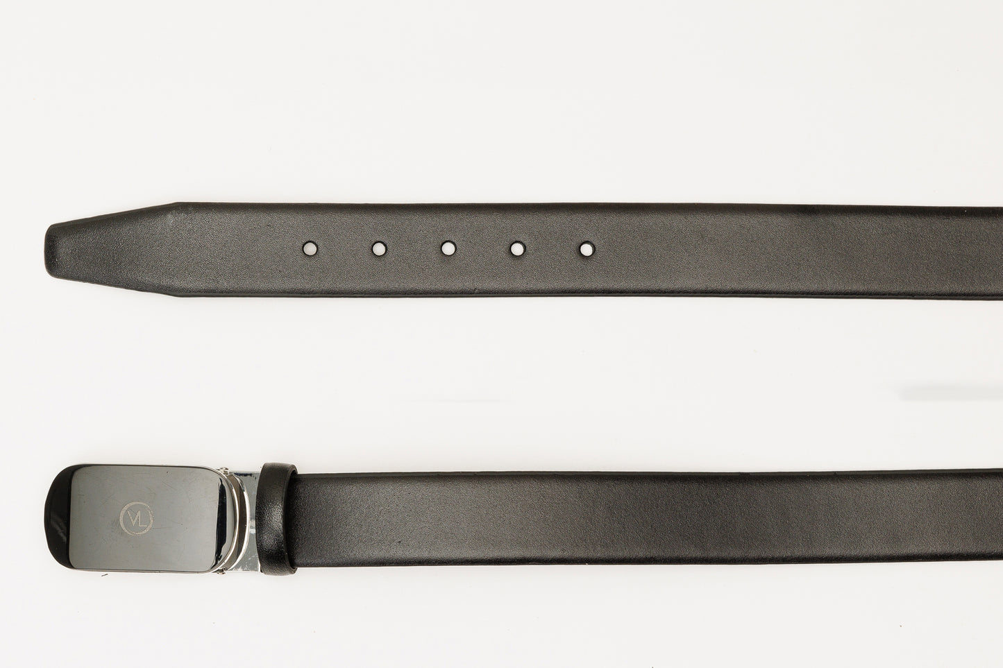 The Marzano Black Color Calfskin  Belt