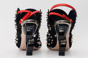 INFANTA SANDAL BLACK & GOLD (6564 217 )