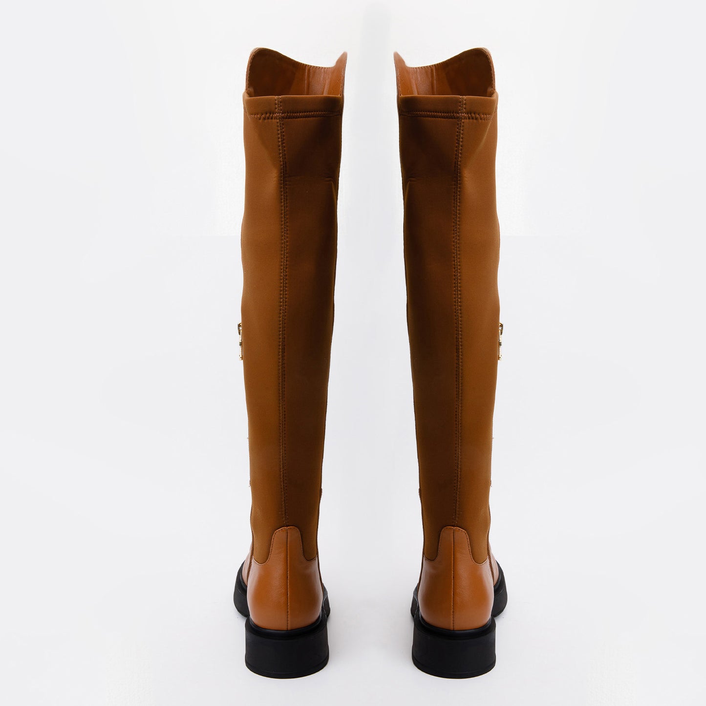 The  Harmony Belle Tan Leather Knee High Women Boot