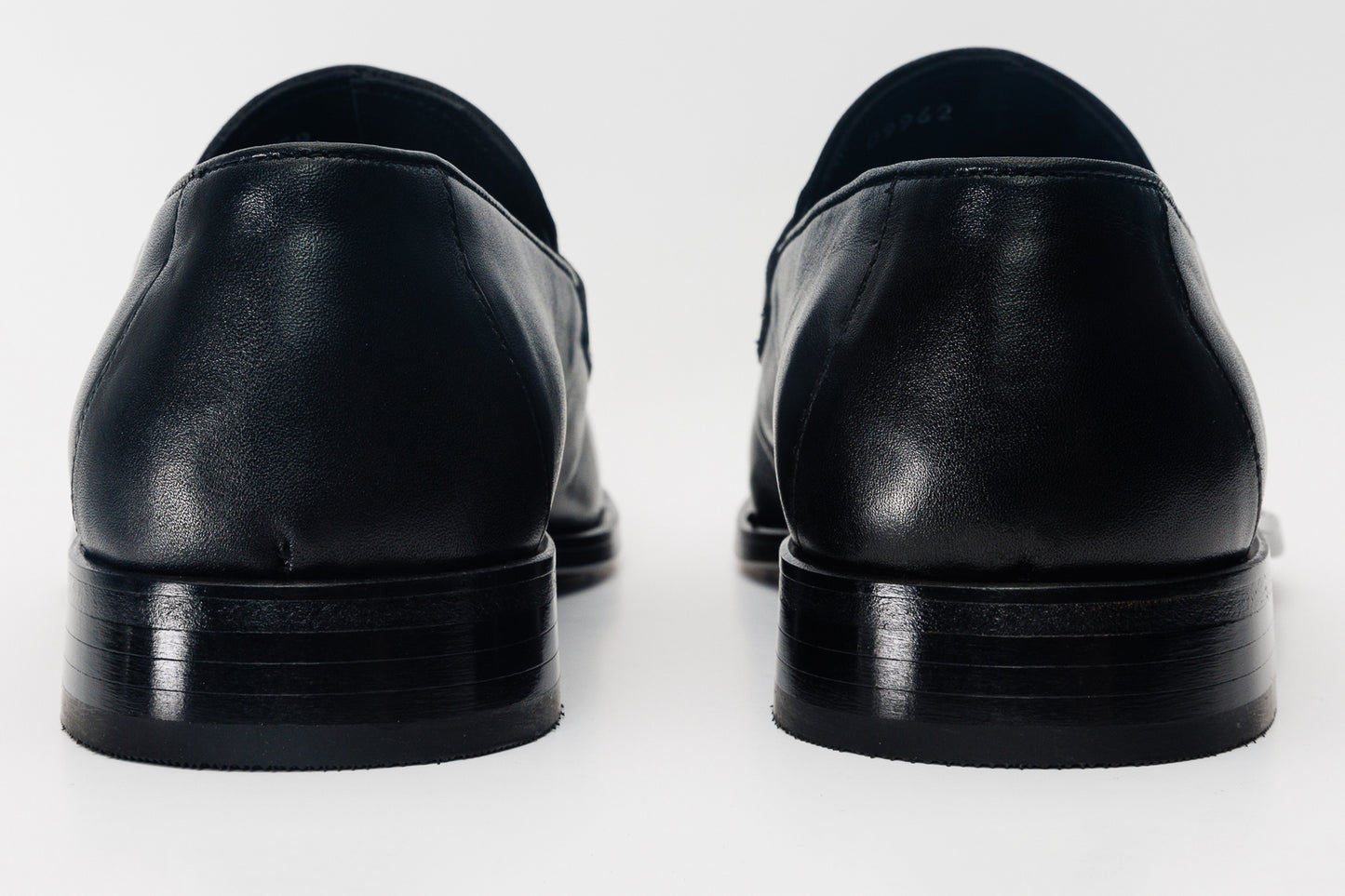 The Marinka Black Leather Shoe Penny Loafer Men  Shoe