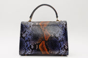 VENEZIA DARK BLUE  LEATHER  HANDBAG