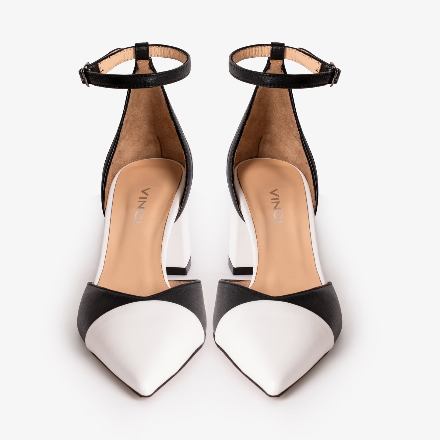 Sandalia de piel negra Noella para mujer