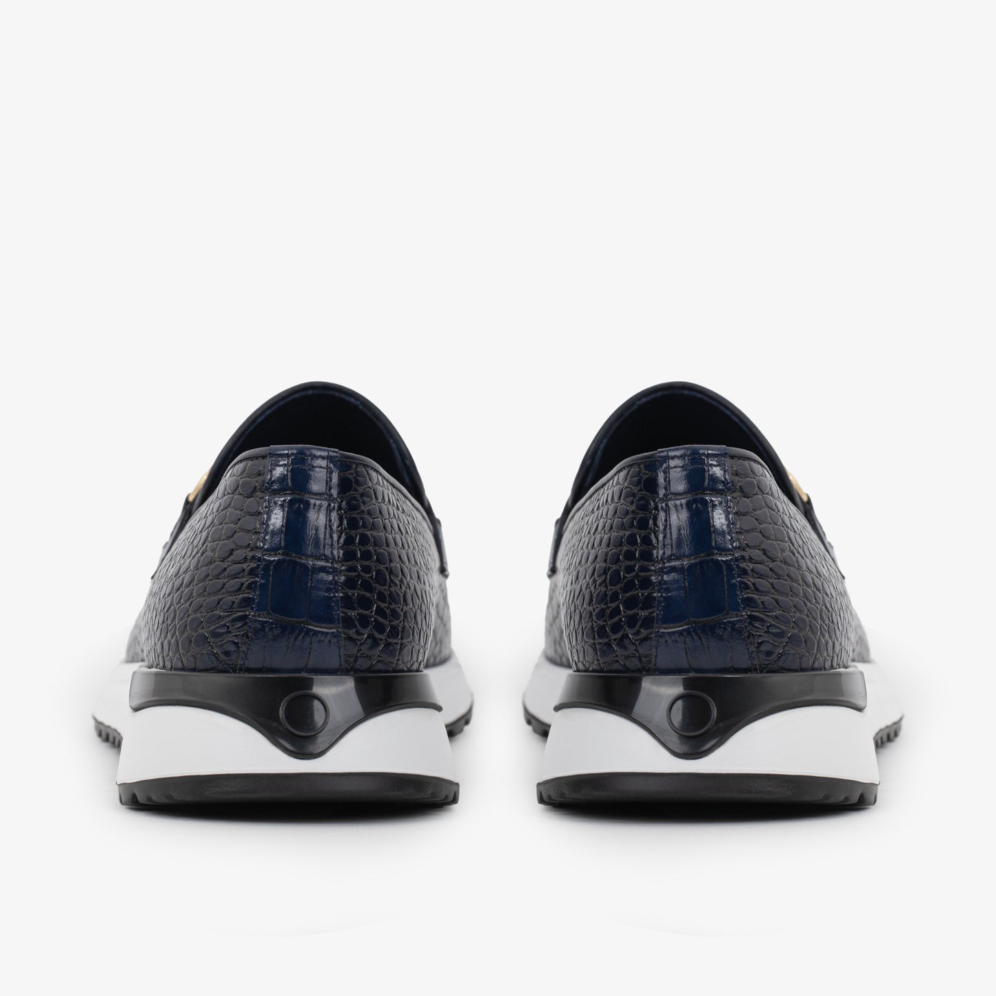 The Padova Navy Blue Leather Men Sneaker