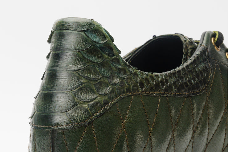 The Bald Green Snk Leather Sneaker Limited Edition