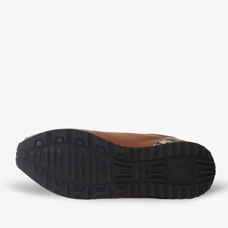 The Infanta Tan  Spike Leather Sneaker For Women Limited Edition