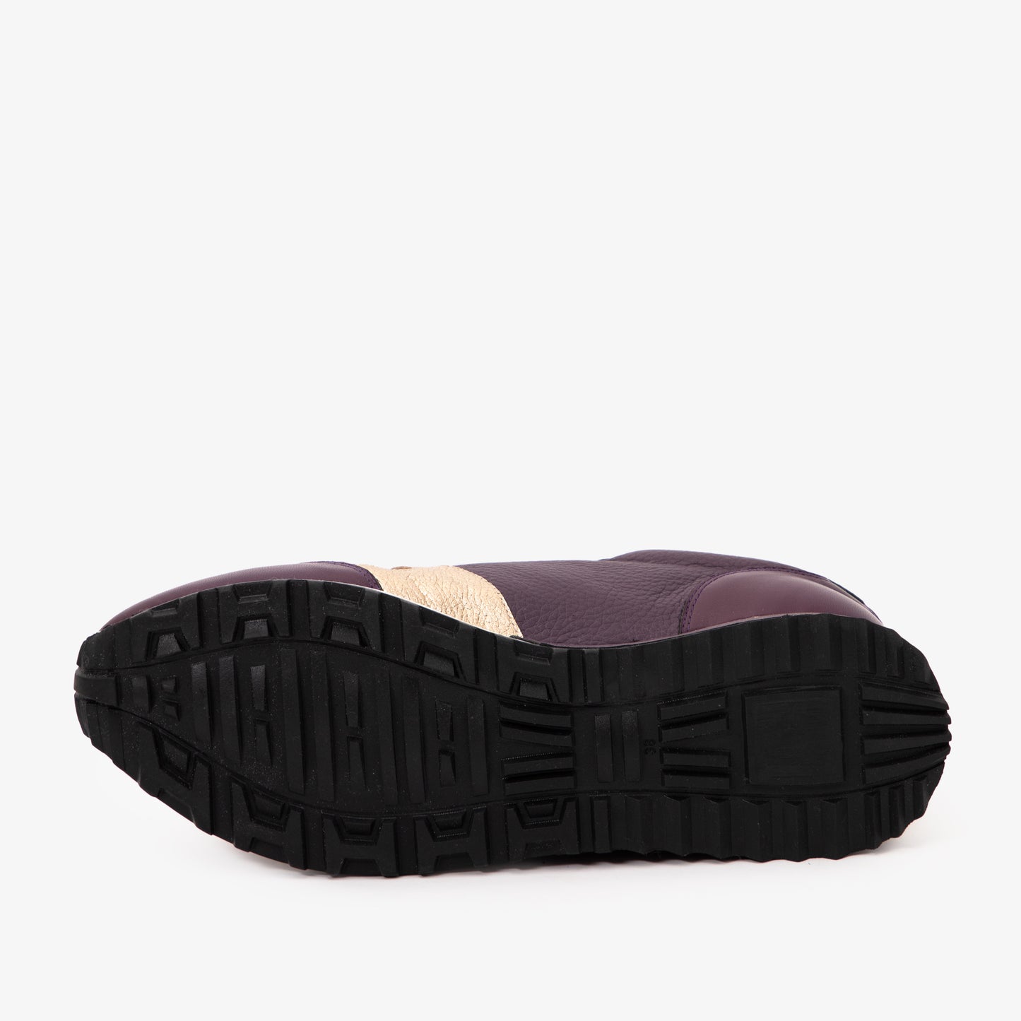 Zapatillas de piel moradas para mujer Masal