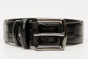 The Patton Black Color Calfskin Belt