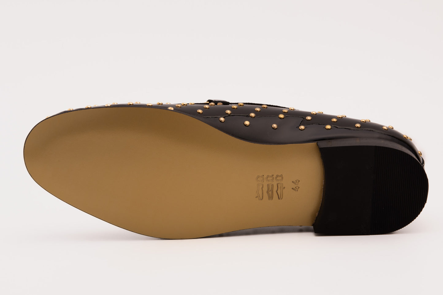 The Jupiter  Shoe Black Spike Leather  Bit Dress Loafer Limited Edition Men  Shoe