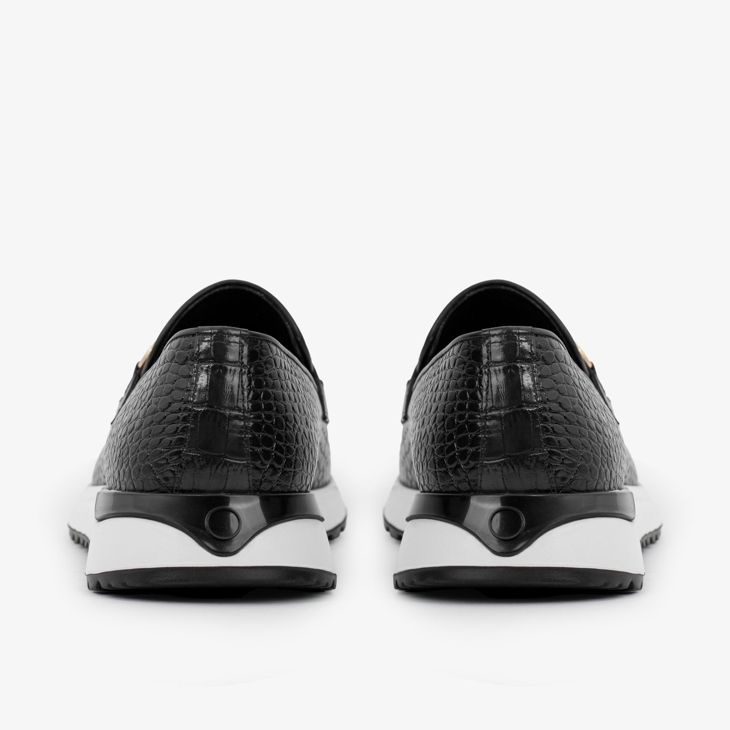 The Padova Black Leather Men Sneaker