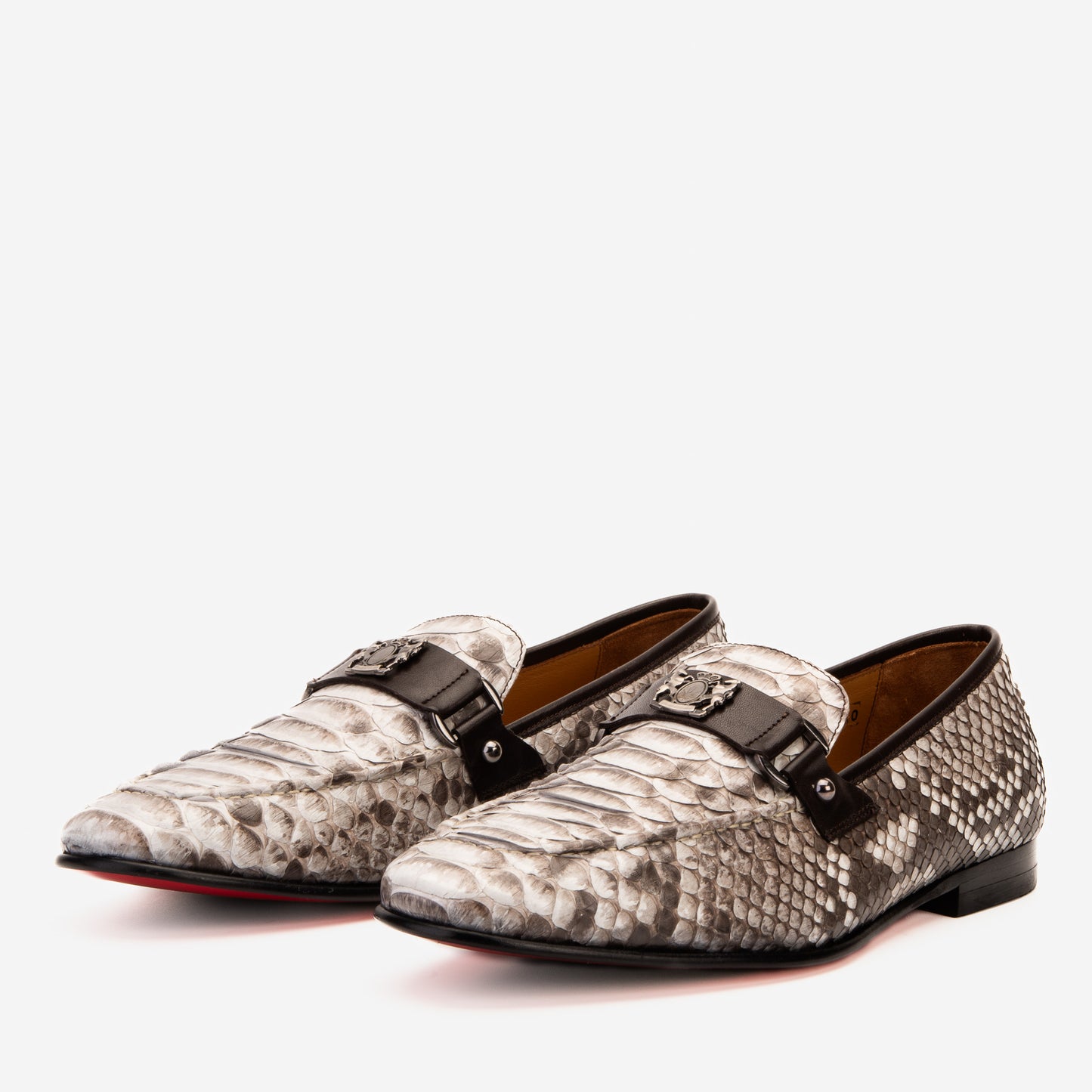 The Boss Pyth Naturel White Color Bit Loafer Men Shoe