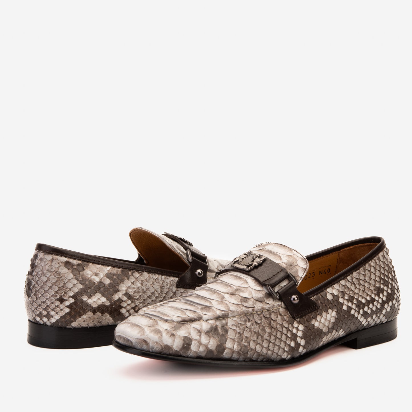 The Boss Pyth Naturel White Color Bit Loafer Men Shoe