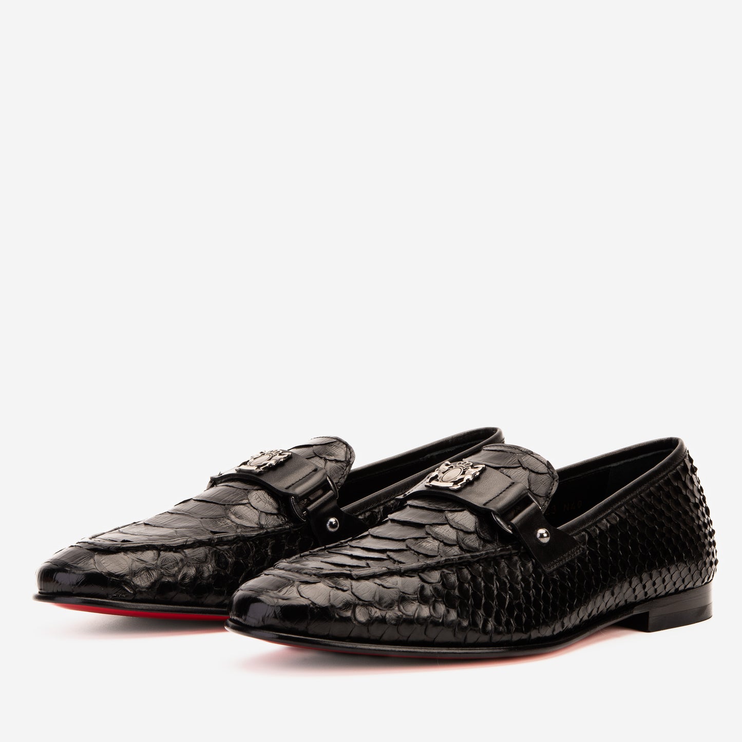 The Boss Pyth Black Shoe Bit Loafer Men Shoe
