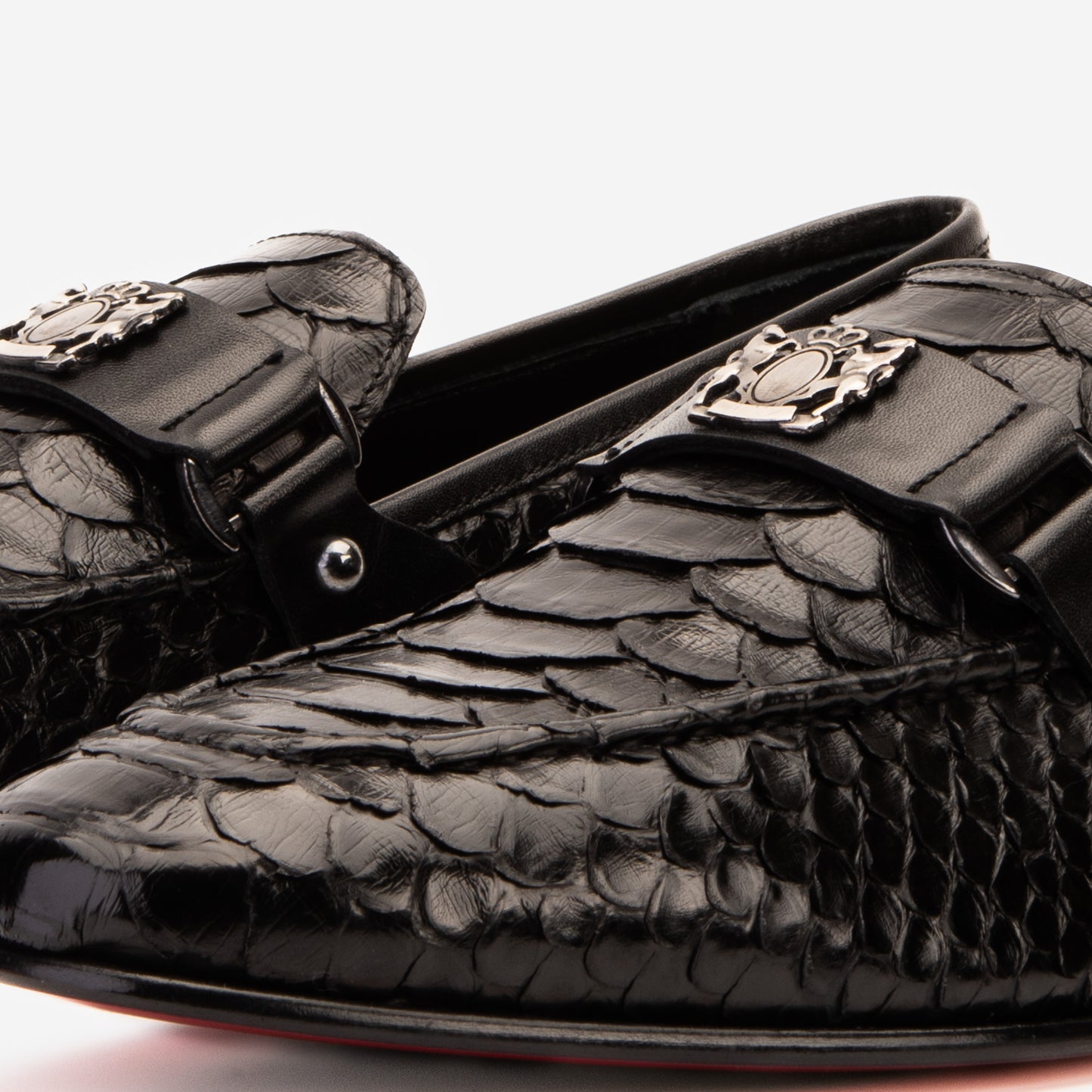 The Boss Pyth Black Shoe Bit Loafer Men Shoe