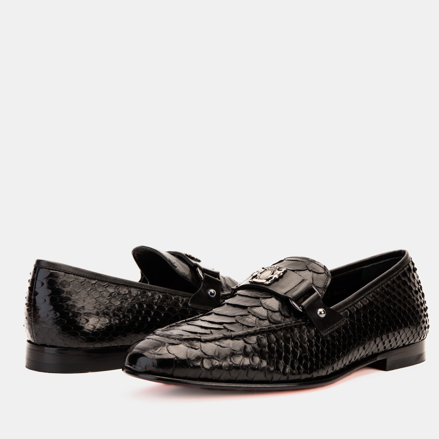 The Boss Pyth Black Shoe Bit Loafer Men Shoe