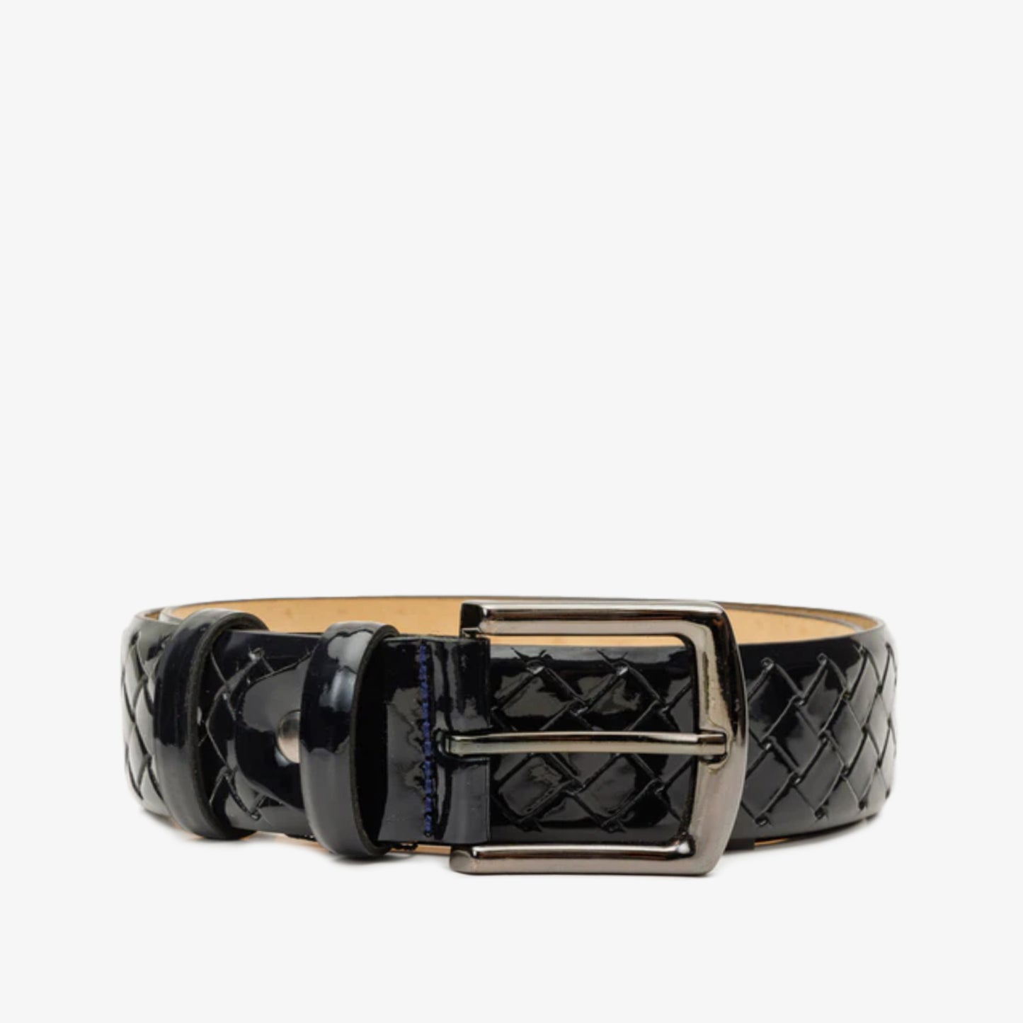 The Rico Navy Color Calfskin Belt