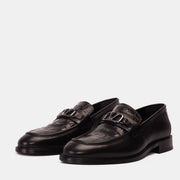Amsterdam Black Bit Loafer
