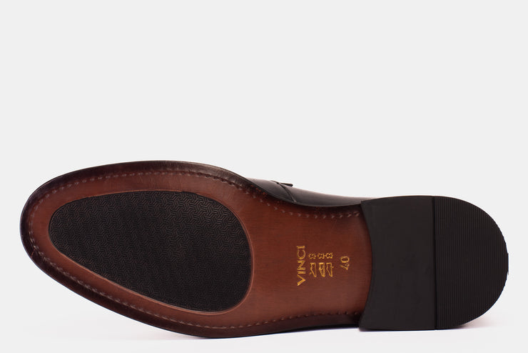 Amsterdam Black Bit Loafer