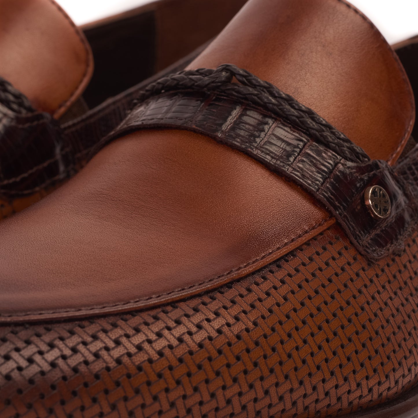 The Acerra Tan Leather Loafer Men Shoe