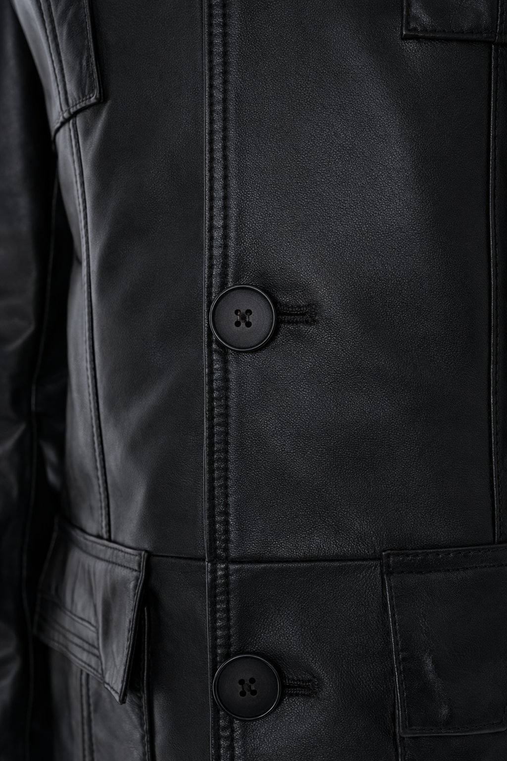 The Ravenna Black Leather Men Jacket