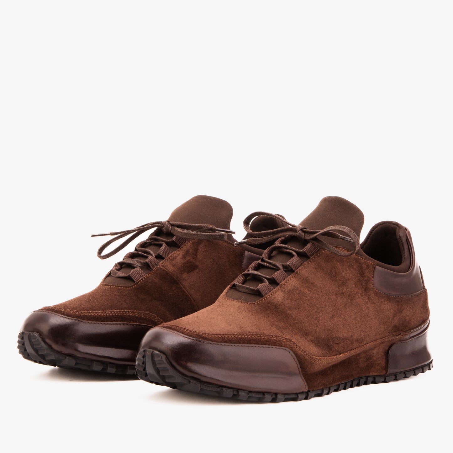 The Hudson Brown Suede Men Sneaker