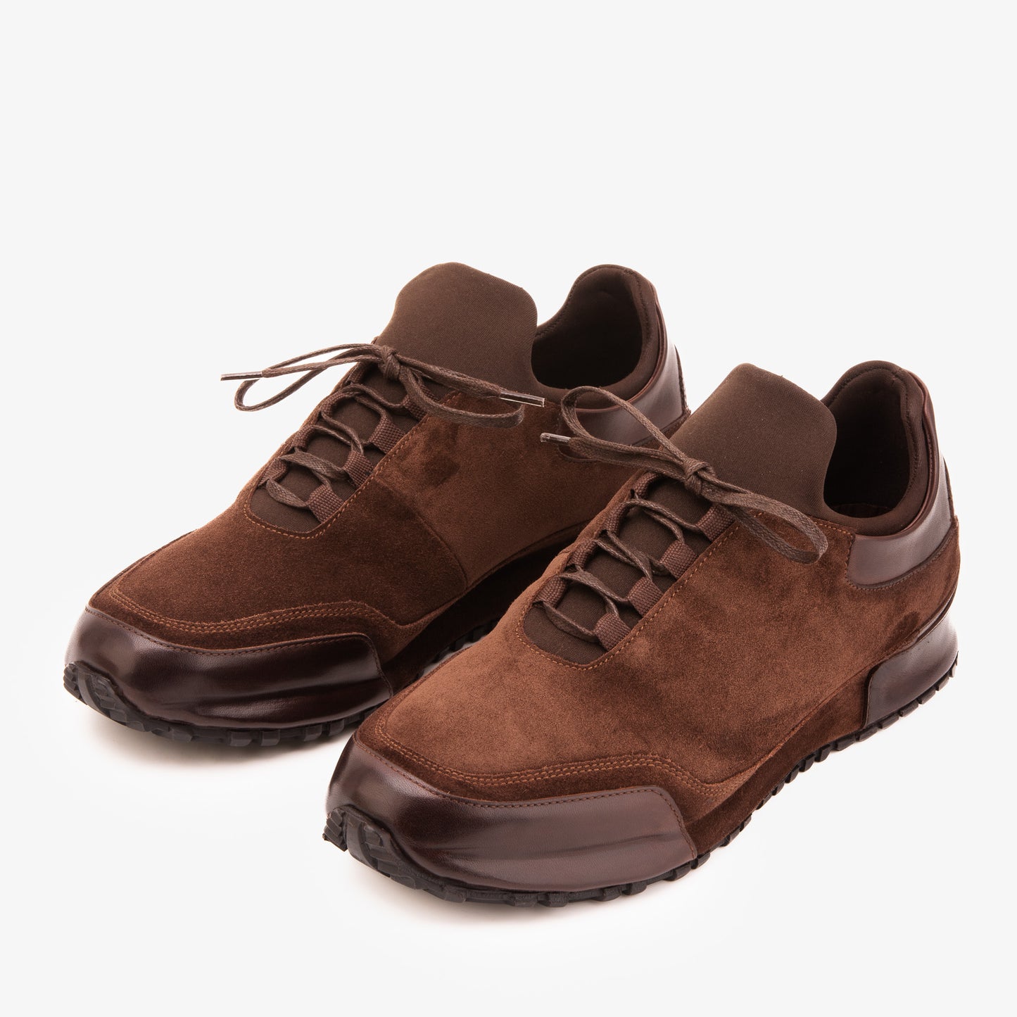 The Hudson Brown Suede Men Sneaker