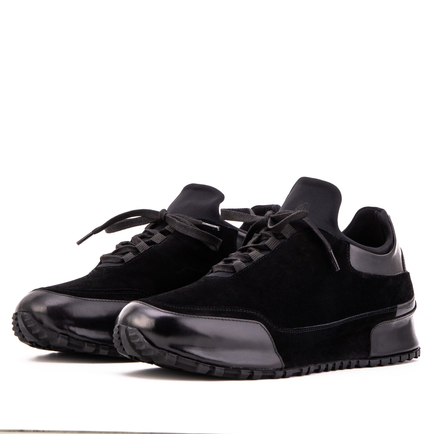 The Hudson Black Suede Men Sneaker