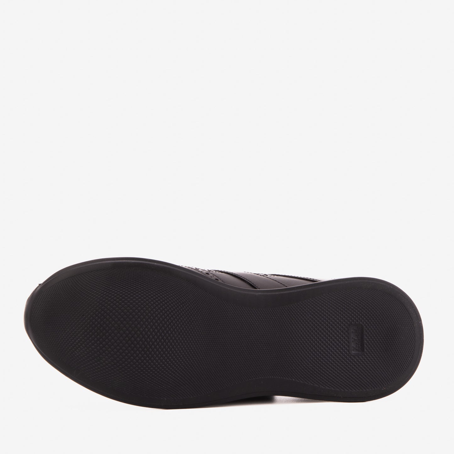 The Arcadia Black Leather Men Sneaker