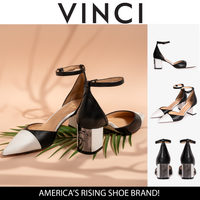 The Noella Black Leather Women Sandal