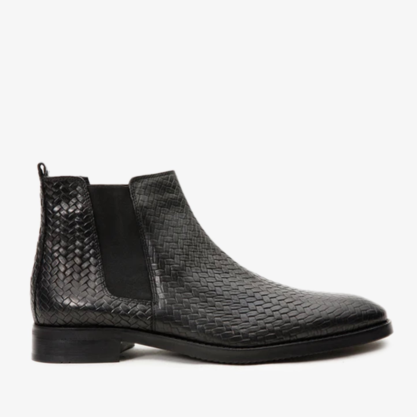 The Oslo Black Leather Chelsea Men Boot – Vinci Leather Shoes