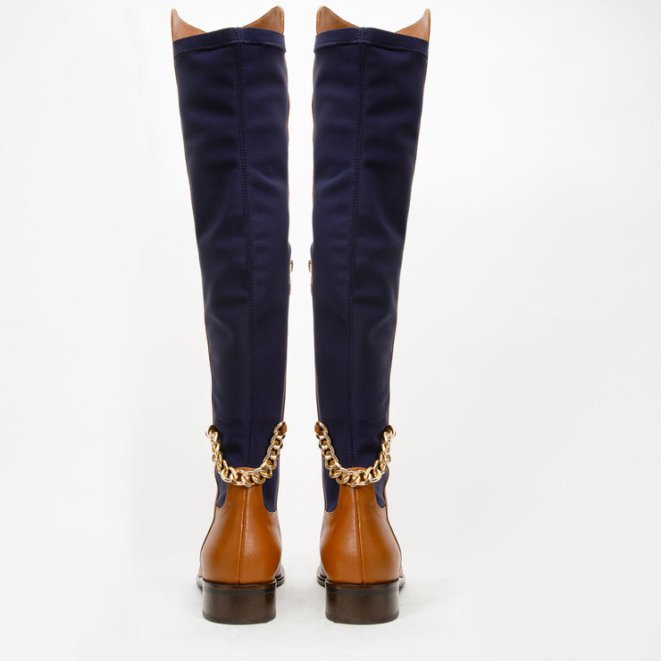 The Tallin Tan Leather Knee High Boot