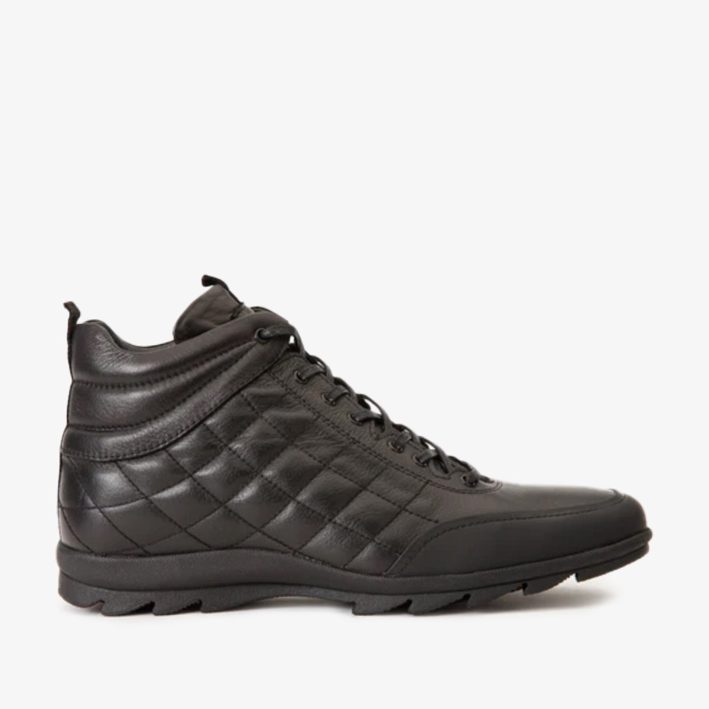 The Riga Black Leather Casual Lace-Up Men  Boots Final Sale!