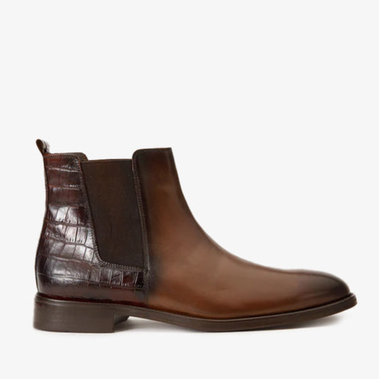 The Manby Brown Leather Chelsea Men Boot Final Sale!