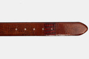 The Bangkok Brown  Calfskin Belt