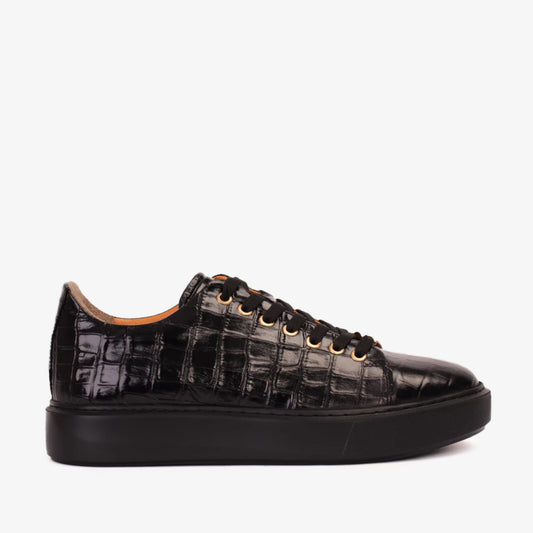 Zapatillas de cuero negras Dublin para hombre