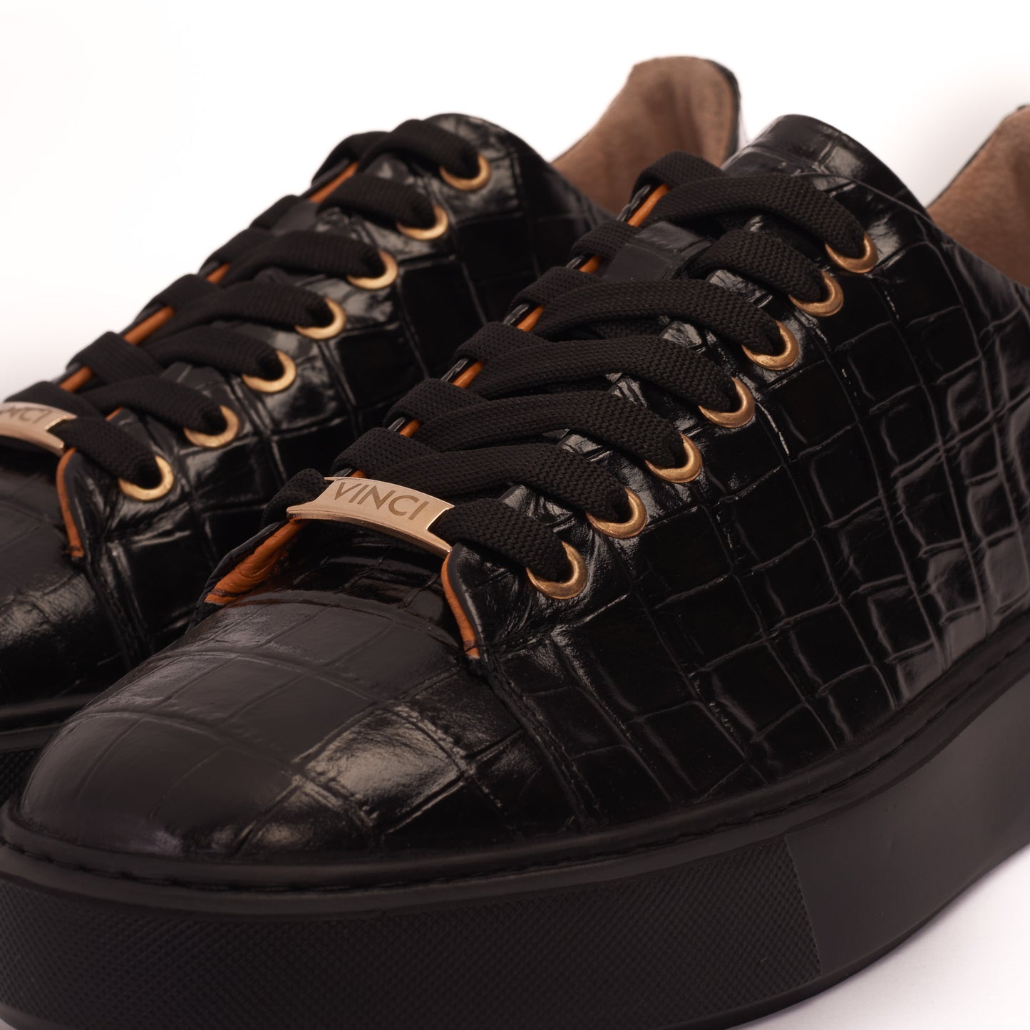 The Dublin Black Leather Men Sneaker