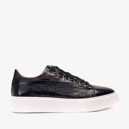 Zapatillas de piel azul Dublin para hombre