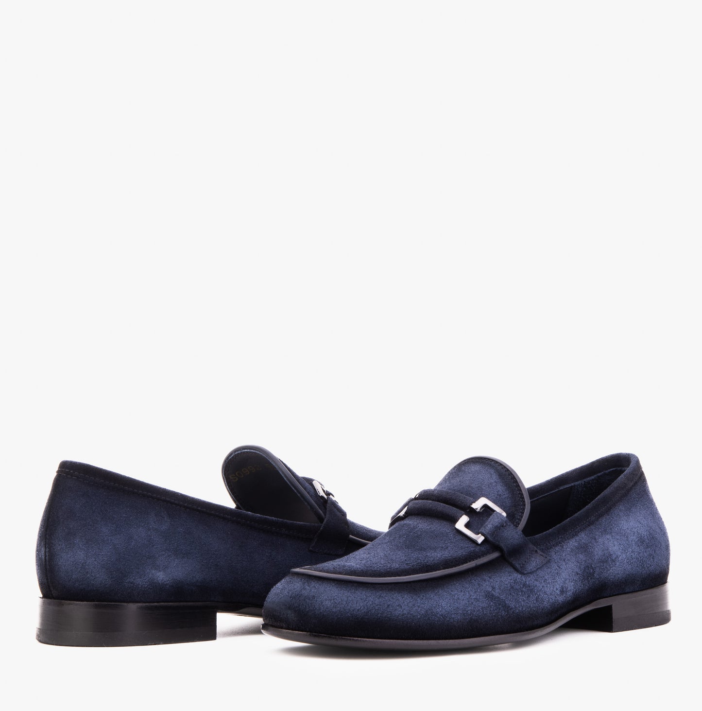 The Brooks Navy Suede Bit Loafer Men Shoe