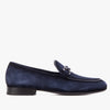 The Brooks Navy Suede Bit Loafer Men Shoe