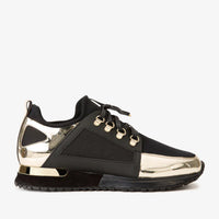 Zapatillas de deporte de cuero dorado Emir para hombre, edición limitada