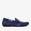 Mocasín Bit Drive de piel de ante azul marino Bari para hombre