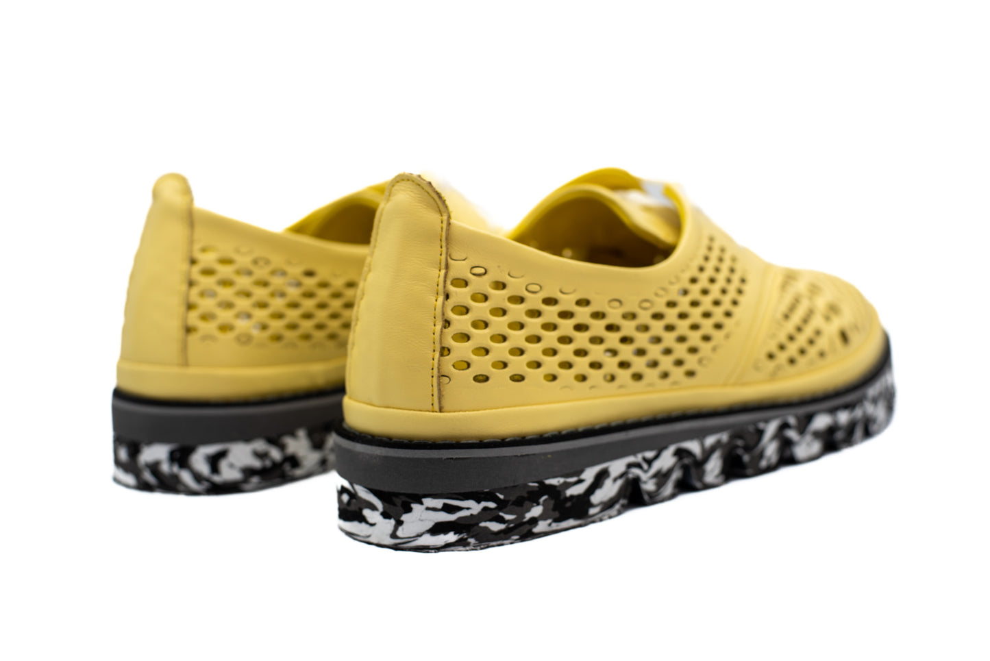 The Tirnova Yellow Leather Flat Shoe Final Sale!