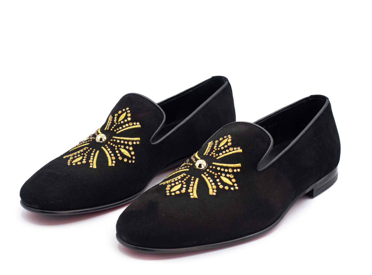 The Lazio Shoe Black Suede Slip-on Loafer Men Shoe