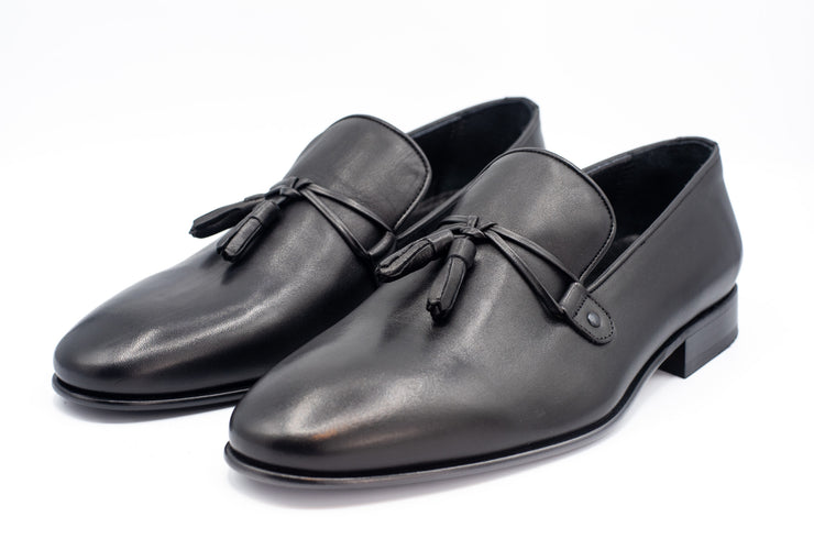 The Modica Black Leather Tassel Loafer (2010)