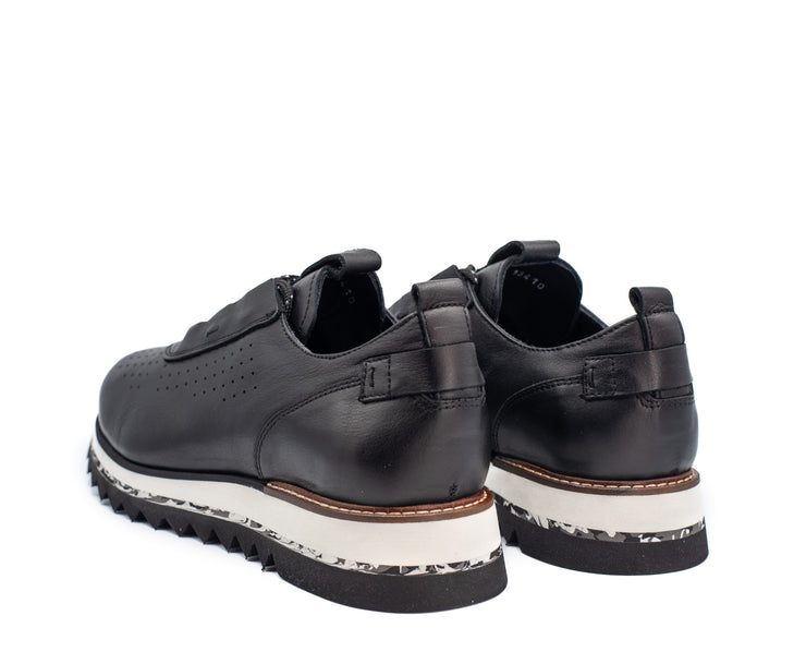 The Pennsylvania Black Leather Sneaker